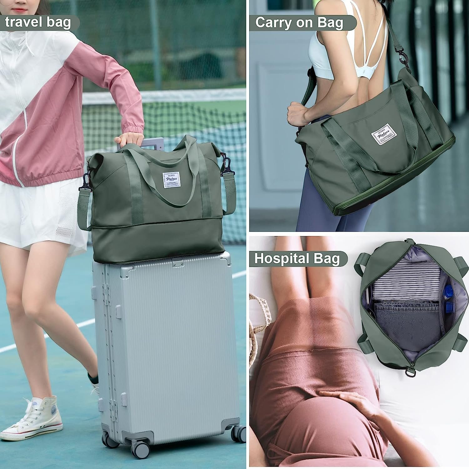 Waterproof Duffel Gym Tote Bag