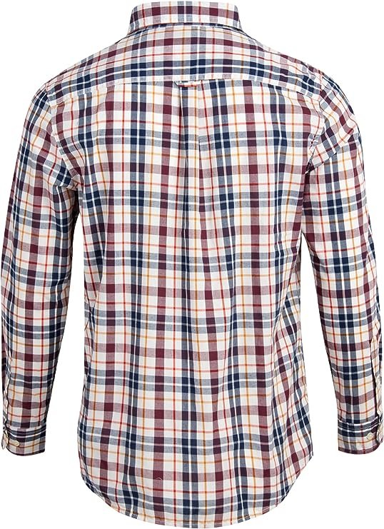 Chaps Men's Button Down Shirt - Long Sleeve Collared Shirt for Men: Wrinkle-Resistant, Sustainable (S-XXL)